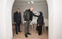 İlham Əliyev Ağdərəyə getdi