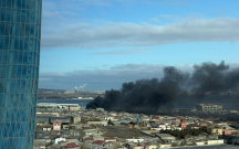 Nərimanovda obyekt yanır