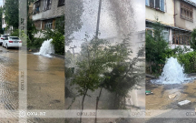 Həmin ərazidə su axıntısının qarşısı alındı