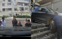 Kişilərin gücü çatmadı, köməyə qadın gəldi...