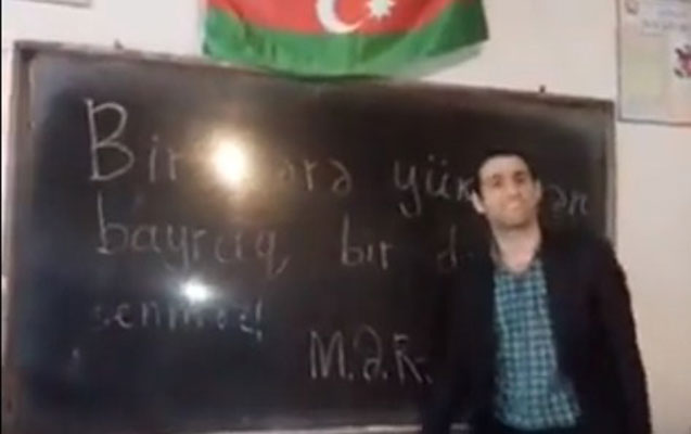 Azərbaycanın ucqar dağ kəndində repli dərs