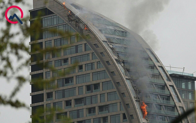 Bakıda məşhur binada yanğın, general hadisə yerində