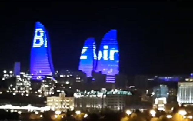 Prezidentin dediyi şüar “Alov qüllələri”ndə əks olundu