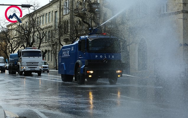 Bakı küçələri belə dezinfeksiya edilir