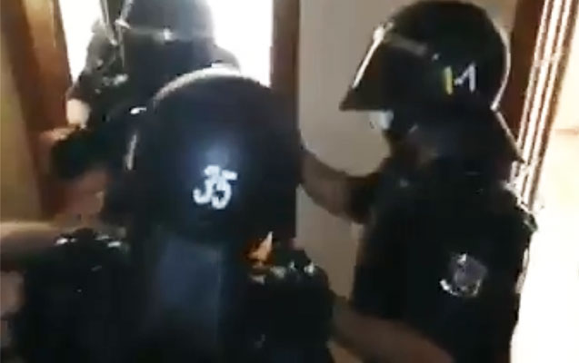 Polislə bağlı bu görüntülər tənqid olundu