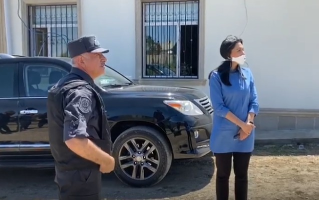 Ombudsman Tovuzda monitorinq aparan zaman ermənilər atəş açdı