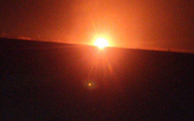 Hacıqabulda qaz xəttində yanğın