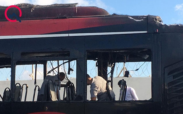 Bakıda “BakuBus” yandı