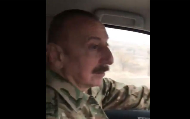 Prezident özü maşın sürüb Xudafərinə getdi