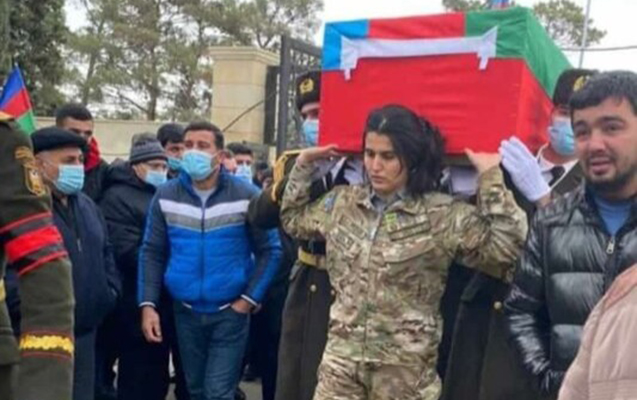 Qardaşı ilə həyat yoldaşını şəhid verən qadın