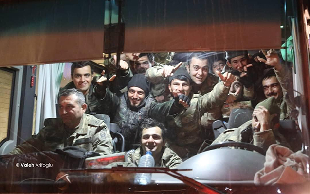 Vətən müharibəsinin könüllüləri qayıdır