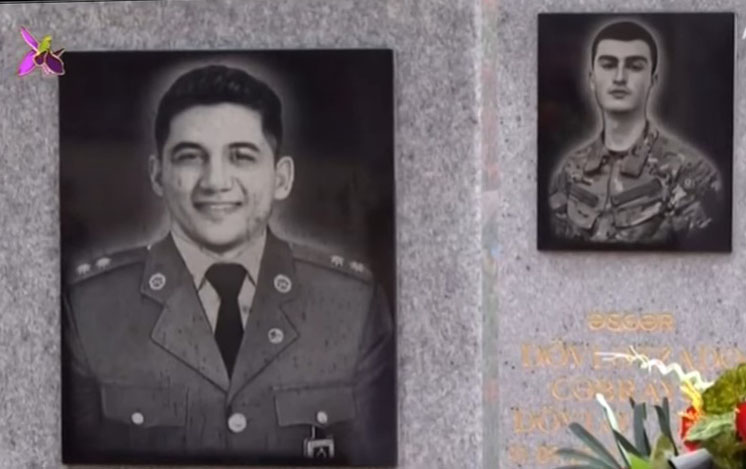 Onlarla şəhidimizin uyuduğu fəxr yerimiz...