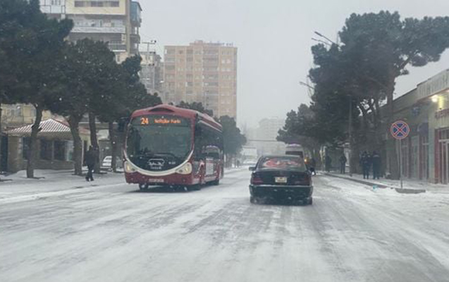 Bu tarixdə Bakıya qar yağacaq