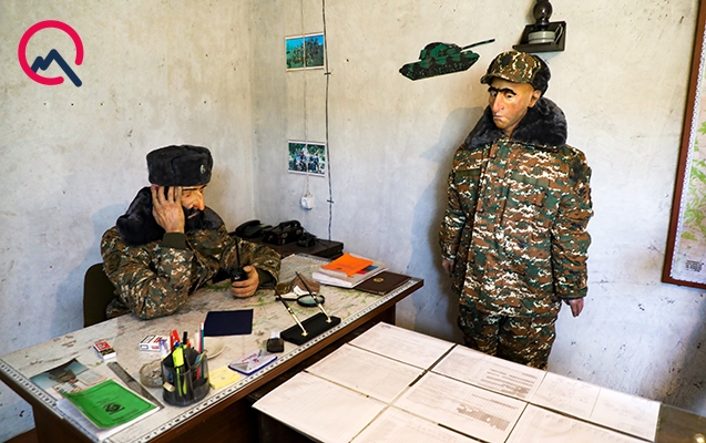 Ermənistan ordusunun bunkeri belə olub