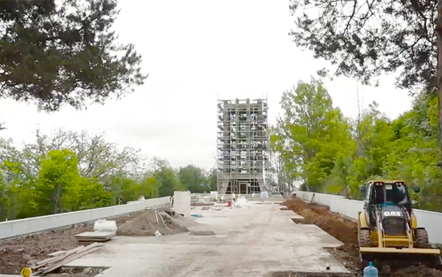 Şuşadakı bərpa işlərindən yeni kadrlar