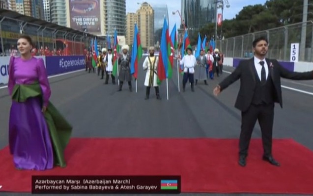 Formula 1 Azərbaycan Qran-Prisinin açılış mərasimi keçirilib