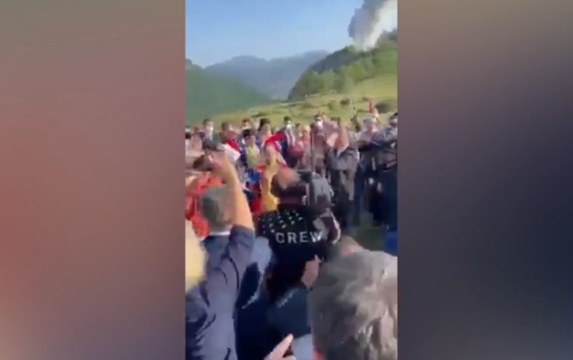 İlham Əliyev Cıdır düzündə rəqs etdi