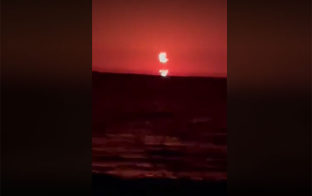 Xəzərdə partlayış oldu