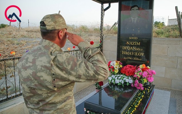 Əsgərlikdən qayıdan kimi ilk şəhid qardaşını ziyarət etdi