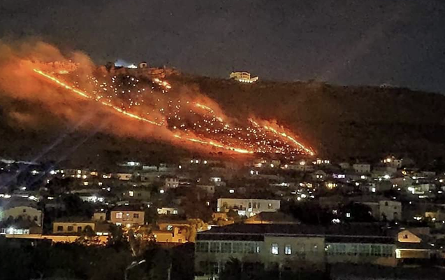 Bakıdakı yanğın söndürüldü