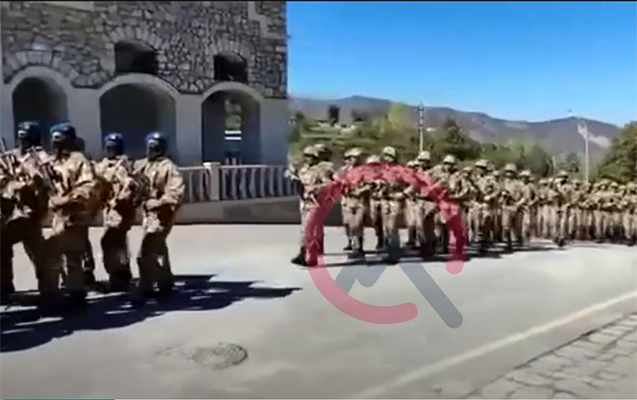 Anım Günü Şuşada hərbi parad keçirildi