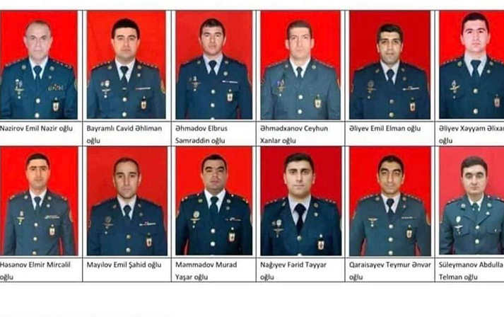 Azərbaycanda hərbi helikopter qəzaya uğradı