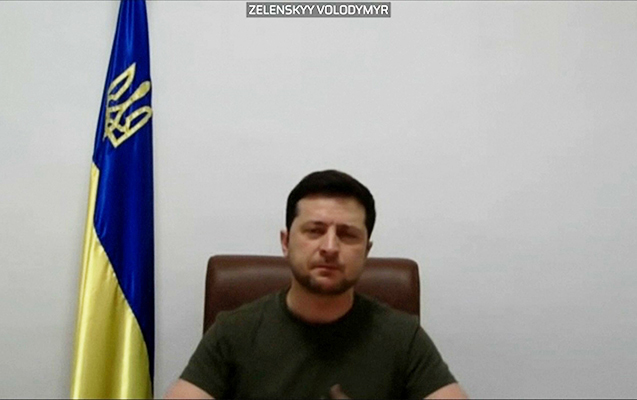 Zelenski Avropa Parlamentində çıxış etdi