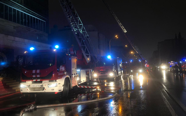 Hafiz Məmmədovun hotelindəki yanğının