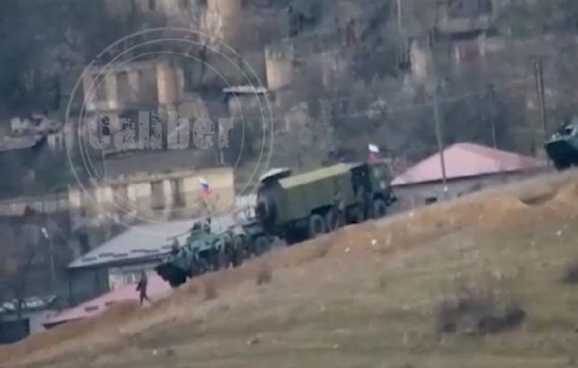 Qarabağdakı sülhməramlılar belə görüntüləndi