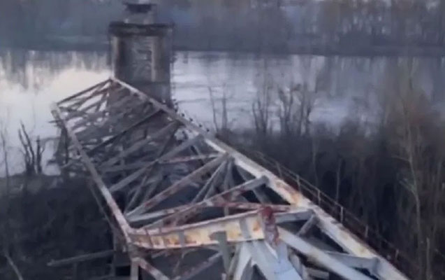 Ruslar Çerniqovu Kiyevlə birləşdirən körpünü partlatdı