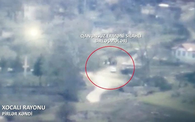 Ermənilərin Xocalının Pirlər kəndində təxribata cəhdi belə görüntüləndi