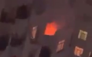 Bakıda yaşayış binasında yanğın