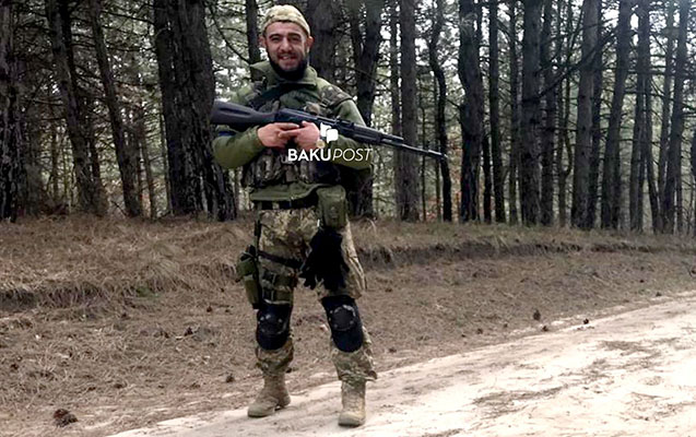 Azərbaycan Milli Qəhrəmanının qardaşı oğlu Ukraynada snayper kimi döyüşür