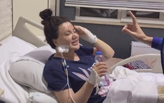 Partlayışda yaralanan Aysel özünə gəldi