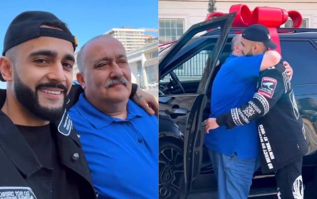 Hüseyndən atasına bahalı hədiyyə