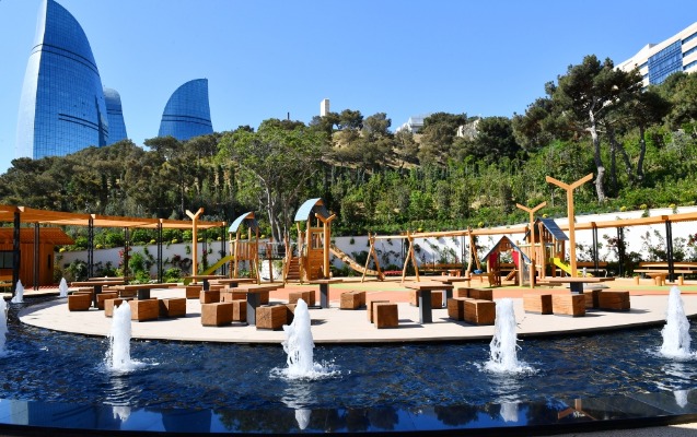 Bakıda ilk dəfə belə park salındı...
