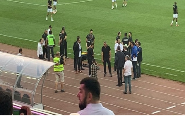 Nazir və Rafael Fiziev Qurban Qurbanovla görüşdü