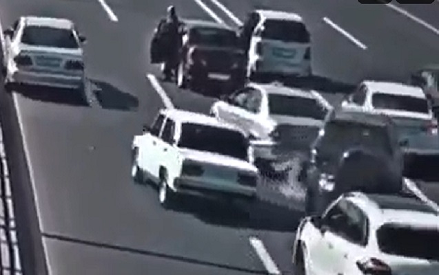 Bakıda zəncirvarı qəza