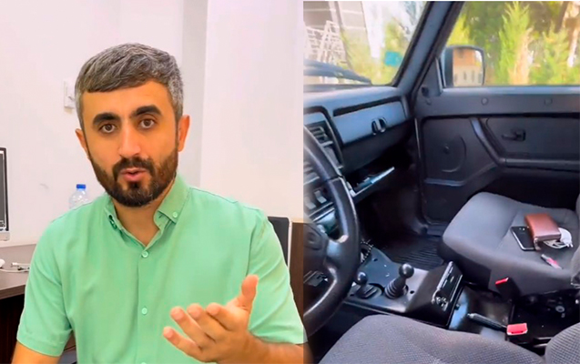 Nail Kəmərlinin avtomobilinə hücum olundu