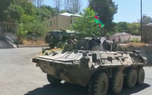 Müdafiə Nazirliyi Laçından görüntülər yaydı