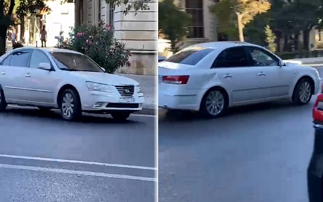 Bakıda küçənin ortasında qadını bıçaqlayıb maşınla qaçdı