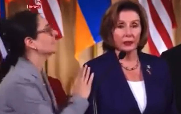 Nensi Pelosi erməni tərcüməçidən bunu gözləmirdi