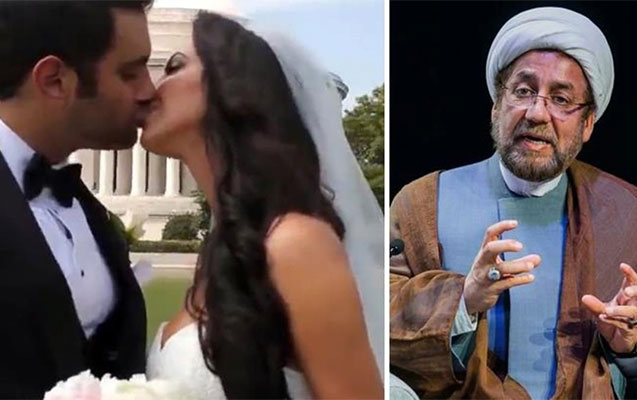 İranlı din xadiminin qızının toy görüntüləri gündəm oldu