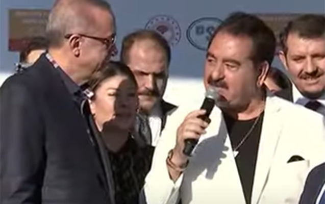 Ərdoğan İbrahim Tatlısəslə mahnı oxudu