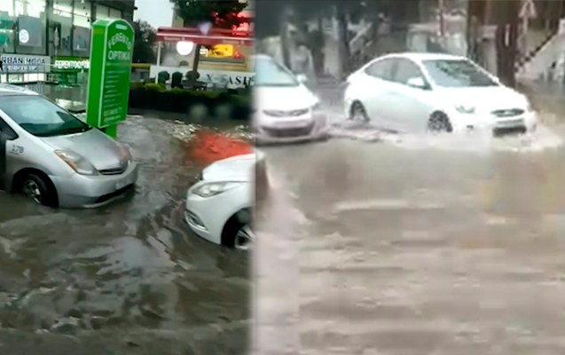 Yağış yağdı, Bakı bu vəziyyətə düşdü