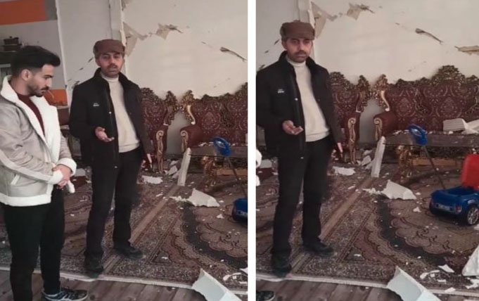 İranda evi dağılan azərbaycanlılar küçədə yatırlar