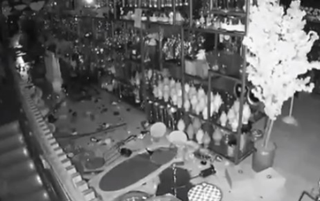 Türkiyədə zəlzələ anı