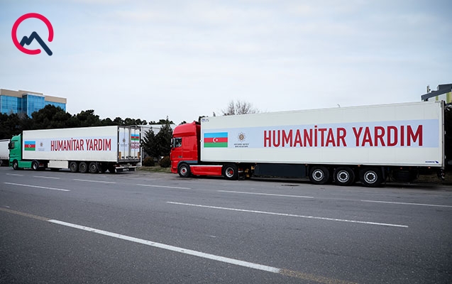 Heydər Əliyev Fondunun dəstəyi ilə toplanan humanitar yardım Türkiyəyə yola salındı