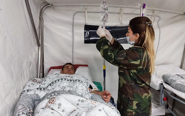 Həkimlərimiz Türkiyədə xidmətə davam edir