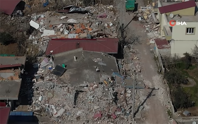 Yerlə yeksan olan kənd...